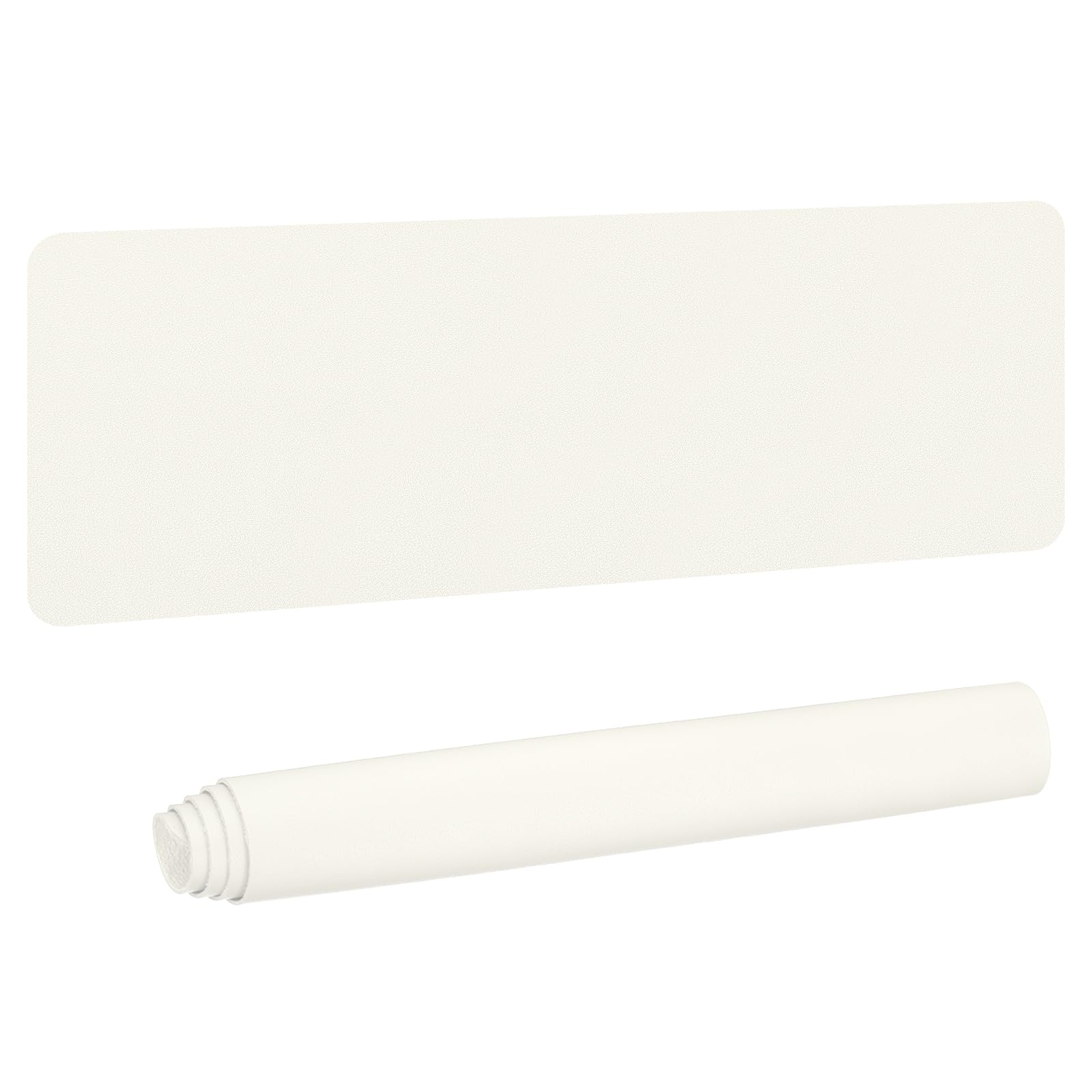 PATIKIL Large Desk Mat, 55"x17" Non-Slip Waterproof PU Leather Large Desk Pad Large Desktop Protector Cover Dual Sided Desk Pad for Office Home Work Study, Cream