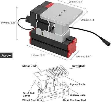 KKmoon INY4704976845541VE Metal Lathe product image 4