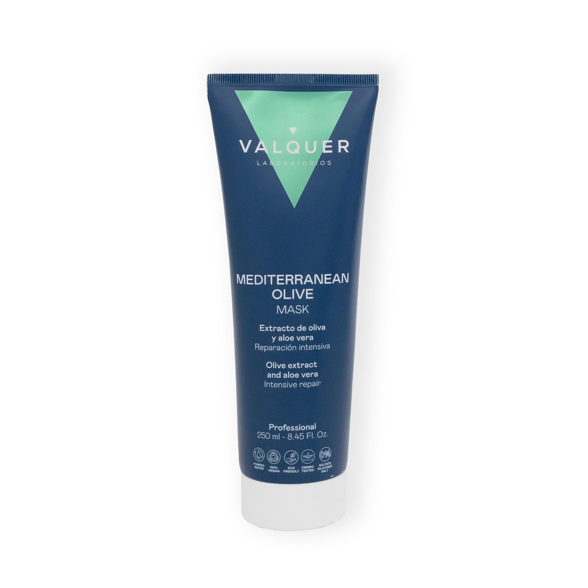 VALQUER Olive Repair Hair Mask | Deep Hydration & Nourishing Treatment for Dry or Damaged Hair | Natural Ingredients | Zero Sulphates, Silicones, Salt & Colourants | 250 ml