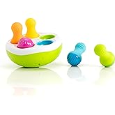 Fat Brain Toys SpinnyPins - Sensory &amp; Motor Skills Pin Sorting Toy for Babies &amp; Toddlers