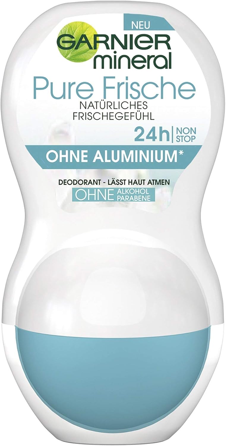 Garnier Mineral Deodorant RollOn Pure Fresh Natural Scent (6 x 0.05 L