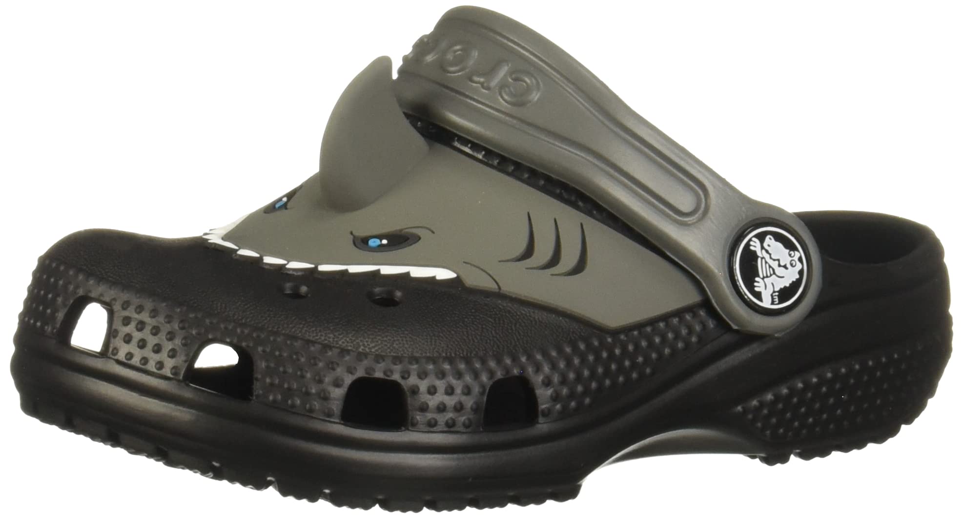 Crocs Kids' Fun Lab Clog, Shark, 4 Toddler Image