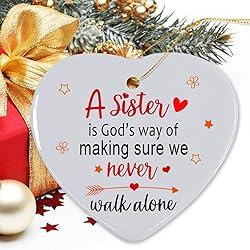 Sister Christmas Ornament 2025, Sister Gifts for