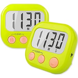 12 Pack Digital Kitchen Timers for Cooking Magnetic