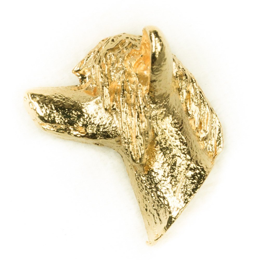 CHINESE CRESTED DOG Made in U.K Artistic Style Dog Clutch Lapel Pin Collection 22ct Gold Plated