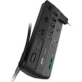 APC Performance Surge Protector with USB Ports, P11U2, 11 Outlet Power Strip, 2880 Joule Surge Protection