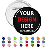 Custom Pins With Your Picture Text Logo Name Photo, Personalized Pins Buttons Custom Gift