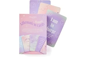 Mvaa Positive Affrmation Cards for Teens,60 Daily Motivational Quotes for Teen Girls, Boys and YoungAdults,Inspirational Card