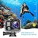 WiMiUS 4K Ultra HD 16MP Sports Action Camera WiFi Helmet Camera Underwater Waterproof Camcorder 170 Degree Wide Angle with 2 PCS Rechargeable Batteries and Mounting Accessories Kit