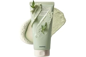 WHIPPED SEMO COMPANY WHIPPED Cream Facial Cleanser Mugtree - Mugwort & Teatree Face Wash - For Oily Skin, Sebum & Pore Care - Moisturizing Face Cleanser, Niacinamide, Hyaluronic Acid, Vegan Korean Skincare, 4.5 oz