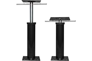 NAXVIO House Jacks for Leveling, 2 PCS Adjustable Jack Post 11"-16" Basement Floor Jack, Screw Floor Jack Post Supports Stabilizer Jacks for House Foundation, Stairs, Porches, Roof Beams