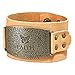 Ladies Leather Christian Cuff Wristband w/