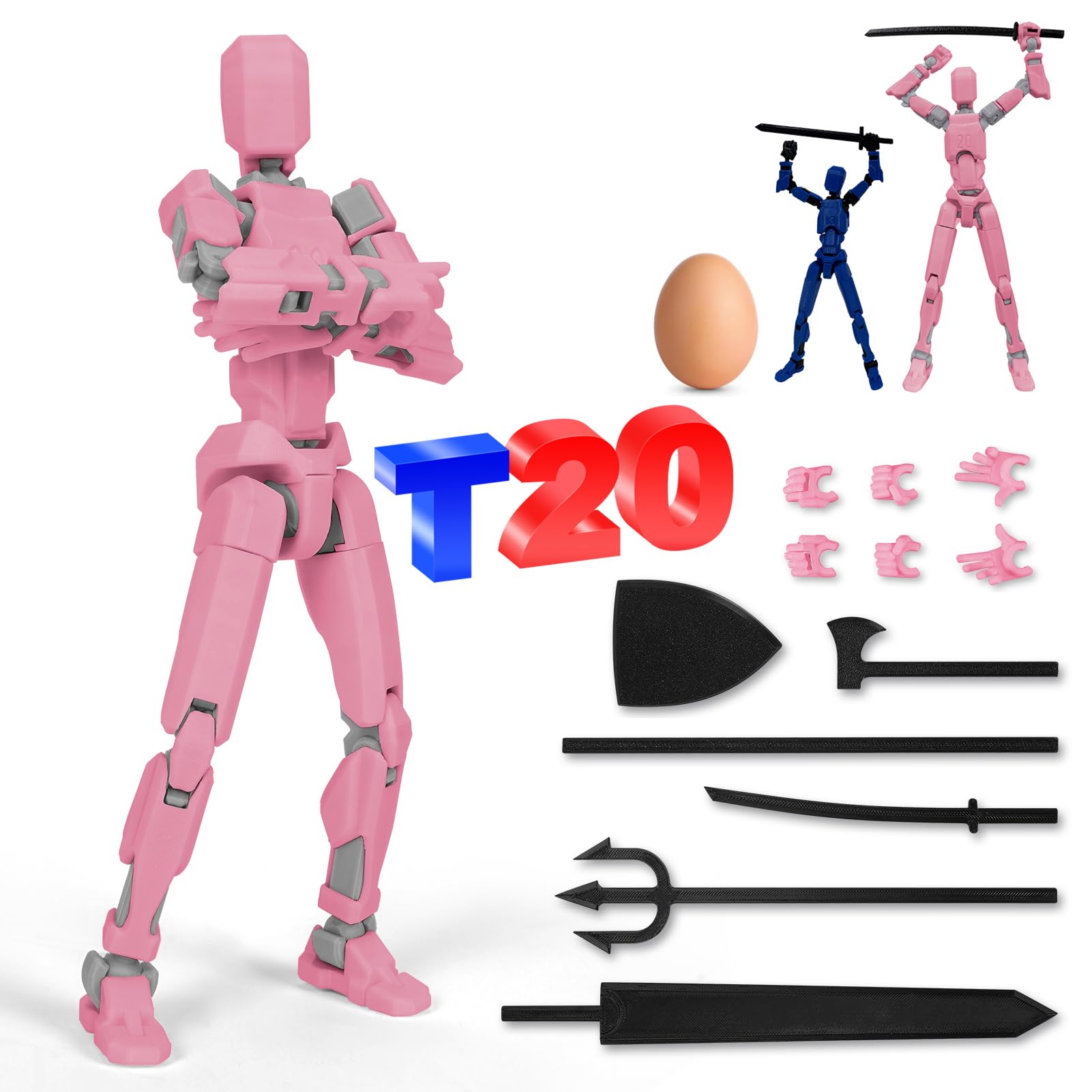 Gencokok Titan 13 Action Figure, T13 Action Figure