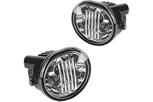 Driving Fog Lights Lamps Replacement for 2003-2008 Toyota Matrix, 2003-2008 Pontiac Vibe, 2004-2010 Scion TC with 9006 12V 51