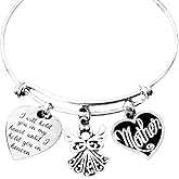 Mom Memorial Jewelry Expandable Charm Bracelet Parent Loss Bereavement Gift Inspirational Mourning Mom Gift