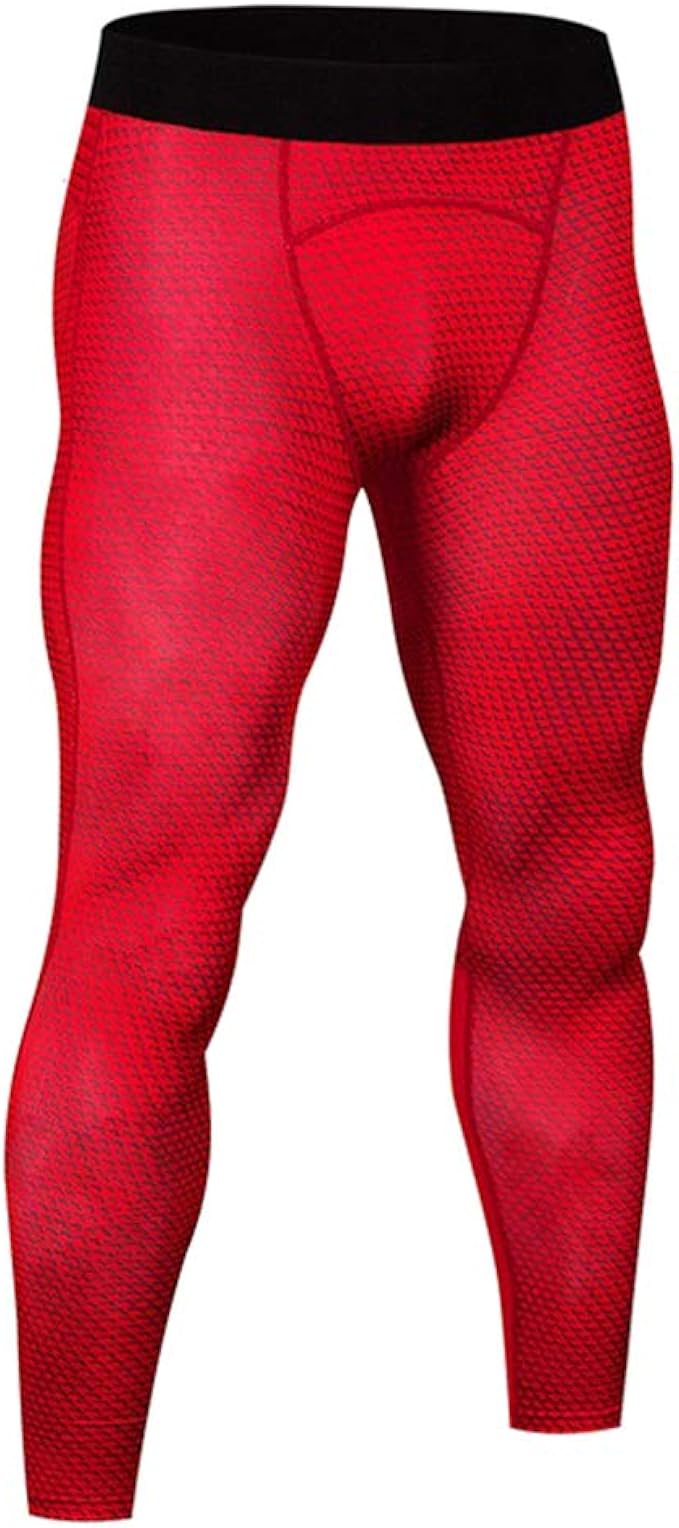 Chiwanji 全4カラー メンズ スポーツレギンス コンプレッションタイツ 加圧 ロングスパッツ 吸汗速乾 保温防寒 レッド3xl コンプレッションタイツ 通販 Amazon