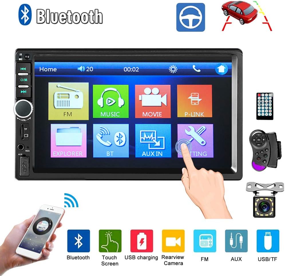 7 Double Din Car Stereo Audio MP5 Player/USB/FM/SD Multimedia