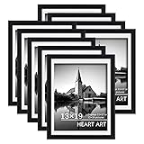 HEART ART Frame, Picture Frame Set of 9 13x19
