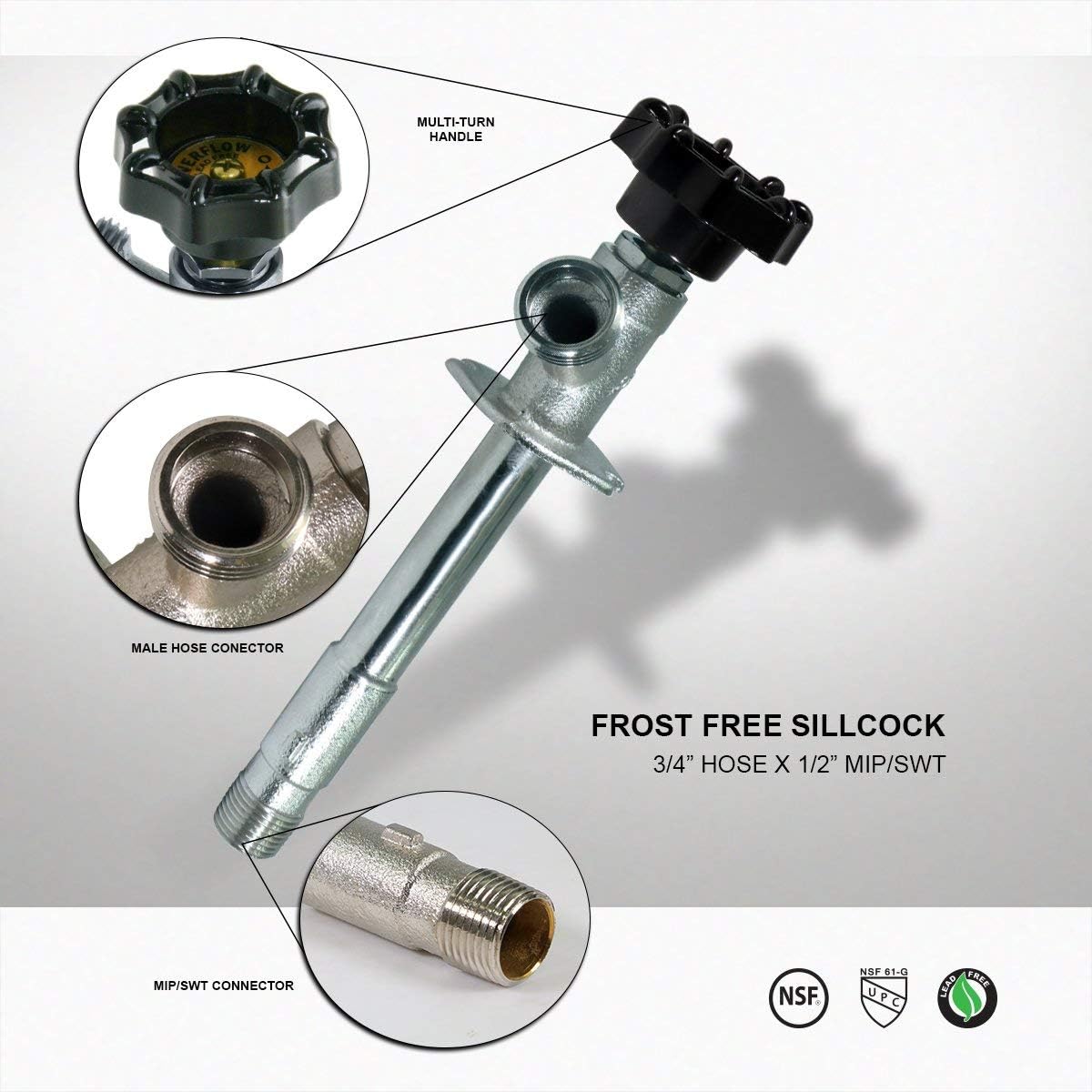 Renewed Patio Lawn Garden Everflow Supplies 6208 Nl Lead Free 1