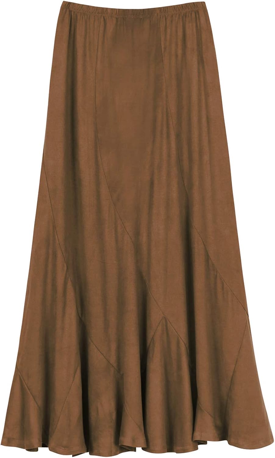 Urban CoCo Women's Vintage Elastic Waist A-Line Long Midi Skirt at  Women’s Clothing store