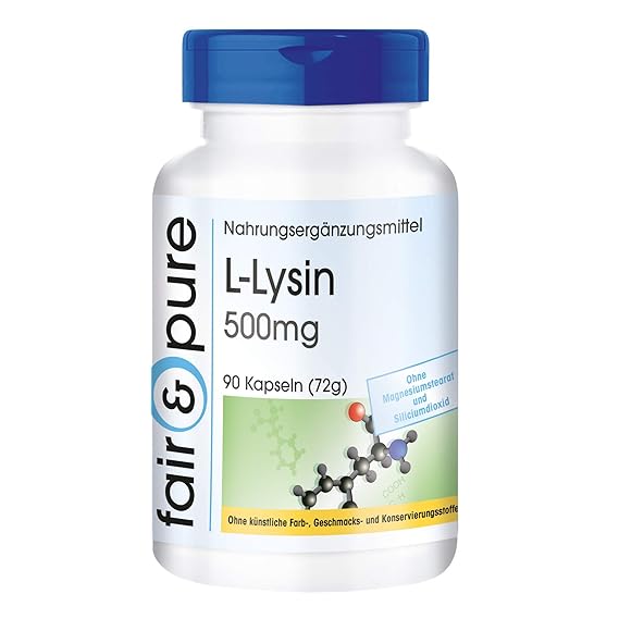 Llysine 500mg Vegan 90 Capsules Amazon.co.uk Health & Personal Care