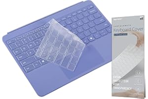 Keyboard Cover Protector Compatible with 2025 Surface Pro 12 inch Keyboard, Ultra Thin TPU Skin Film, US English Layout