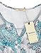 Bebonnie Plus Size Clothing for Women Summer Casual Prime Wardrobe Womens Clothing Flowy Shirts Blouses and Tops Dressy,Henley V Neck Short Sleeve Casual Print Comfy Tunic Shirt Top Green Grey XXL