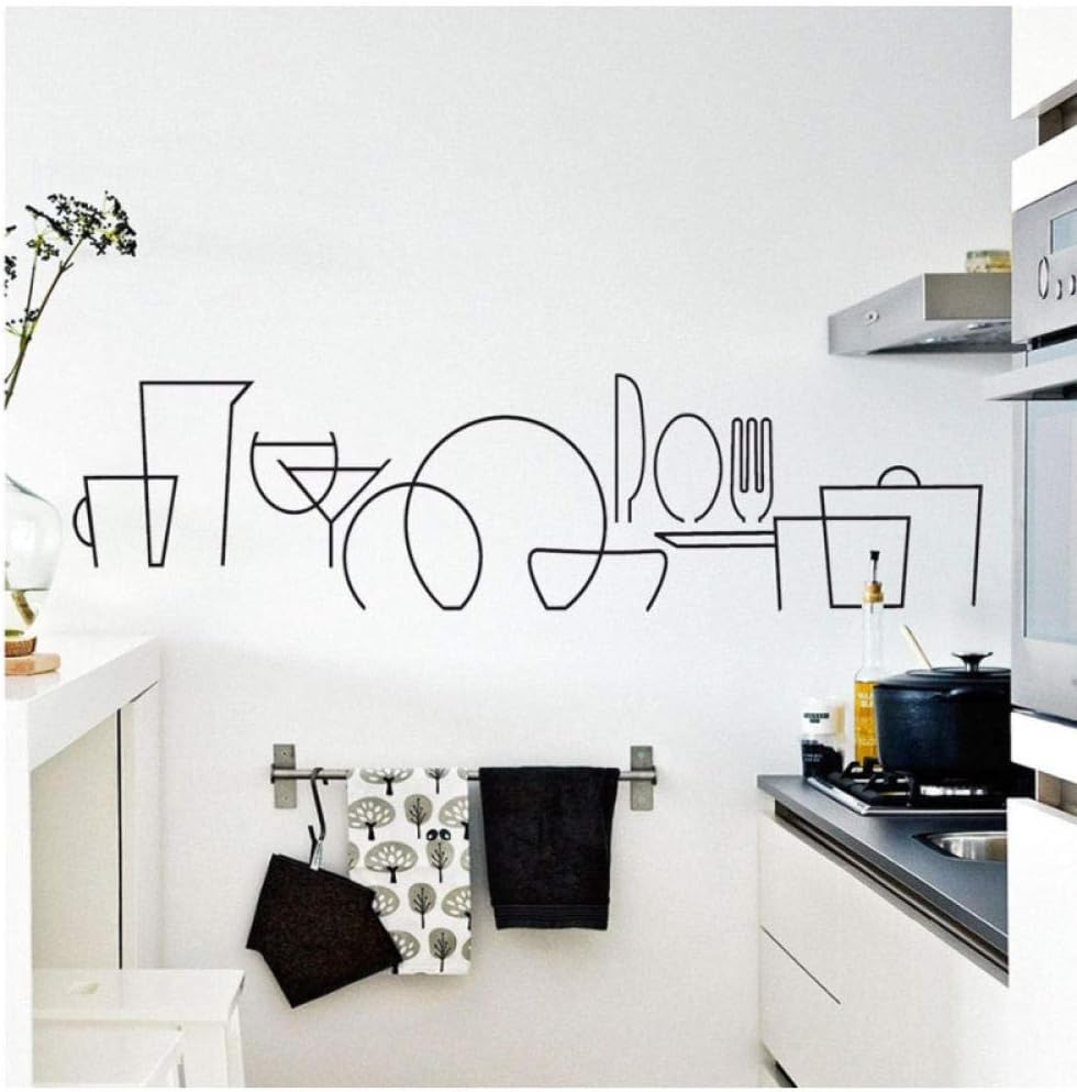 Amazon.com: Abstract Kitchen Wall Sticker Decal Art Mural Creative