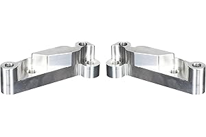 VOODOO 13 Voodoo13 CANS-0300 Akebono Caliper Adapter Bracket Raw Metal Finish | Compatible with Nissan 350z 2003-2008