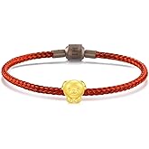 CHOW SANG SANG 999 24K Solid Gold Mini Charm Chinese Zodiac Lovely Cute Animal Mini Charm Bracelet for Women