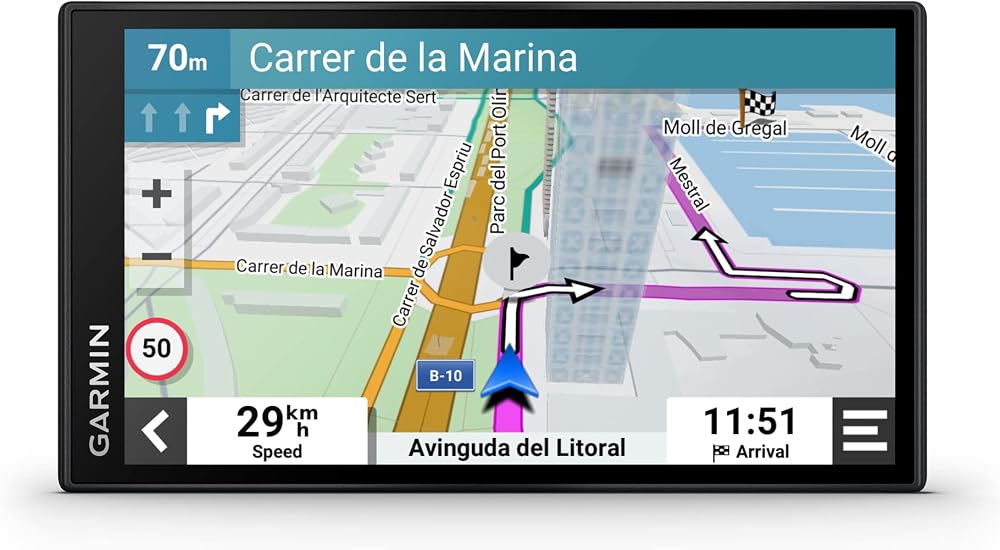 Garmin DriveSmart 66 GPS Sat Nav 6 Display UK Europe Live Traffic Bluetooth