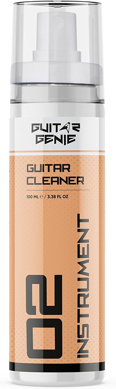 Guitar Genie Guitar Cleaner & Polish 100ml - Removes Dirt Grease Grime