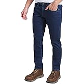 Weatherproof Vintage Mens Jeans Slim Fit - Super-Soft Stretch Denim Pants | Men's Straight Leg Jean with All-Way Stretch
