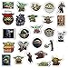 Baby Yoda Merchandise Stickers[50pcs]The Mandalorian Star Wars Decal for Laptop Phone Case Hydro Flask Water Bottle Tumbler Car Cup Computer Guitar Wall Helmet Skateboard Luggage Bike Bumper, kid gift