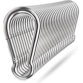 Spring Snap Hooks, 304 Stainless Steel Metal Clip Heavy Duty Rope Connector Small Snap Clamp Key Chain Link Buckle for Hammock Swing Set Outdoor Travel Camping Fishing Hiking