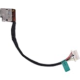 SUNMALL 799736-F57 799736-Y57 DC Jack Power Plug In Charging Port Connector Socket with Wire Cable Harness Compatible with hp 15-AC 15-AC163NR 15-AC063NR 15-AC113CL 15-AC121DX 15-AC161NR series Laptop