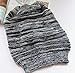 Bestjybt Women Men Slouchy Beanie Hat Baggy Oversized Knit Winter Warm Cap Black