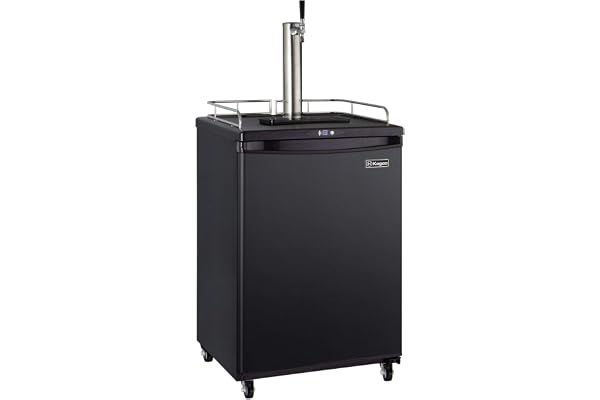 Kegco Keg Dispenser, Single Faucet, Black