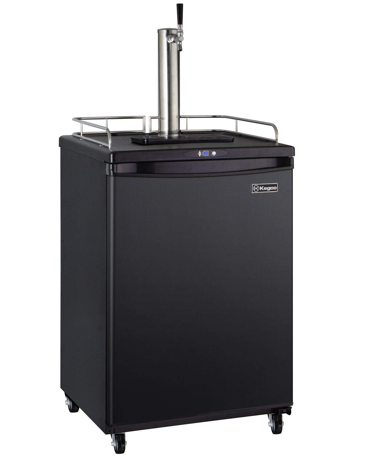Kegco Keg Dispenser, 1 Faucet, Black