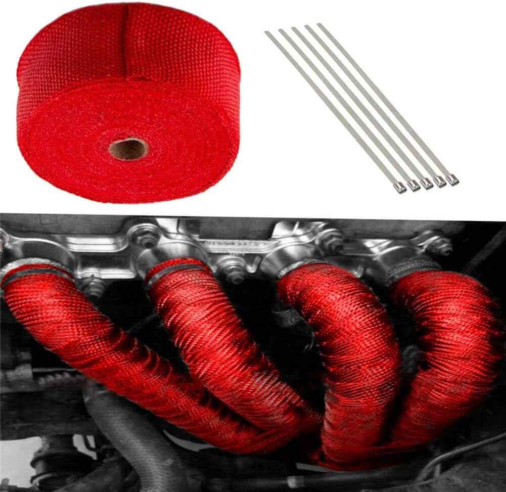 Black Fiberglass Roll 2" X 50' W/5 Stainless Zip Ties