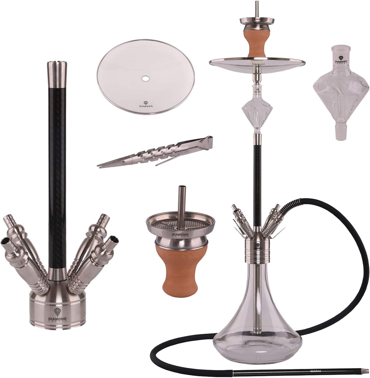 Diamond Hookah Carbonado 2.0 Komplettes Set Amazon.de Küche & Haushalt
