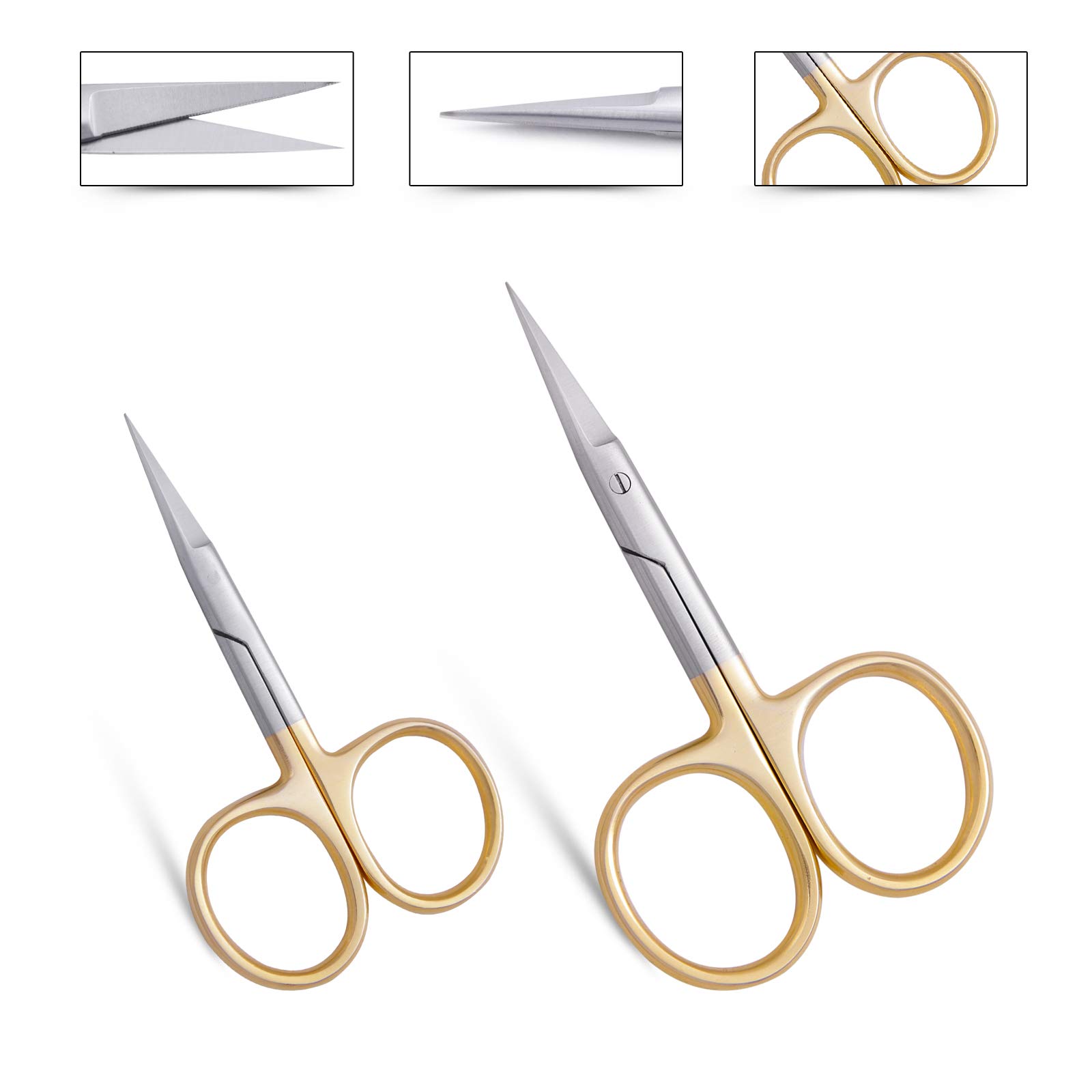 The Fly-Tying Den - PREMIUM ALL PURPOSE SCISSORS 4" - STRAIGHT