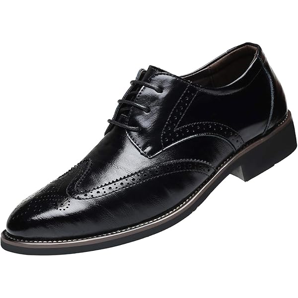 Santimon Men's Dress Oxfords Shoes Slip-on Classic