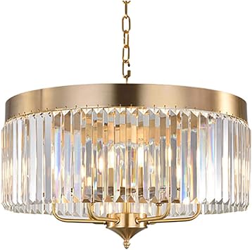 Feng Tata Luster Led Vintage Loft Glas K9 Kristallleuchter Beleuchtung Beleuchtung Fur Schlafzimmer Wohnzimmer Kuche Amazon De Kuche Haushalt