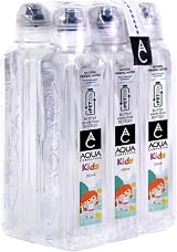 AQUA Carpatica Kids 250ml x6 rPET Pure Natural Still Water with Sippy Cap view 2