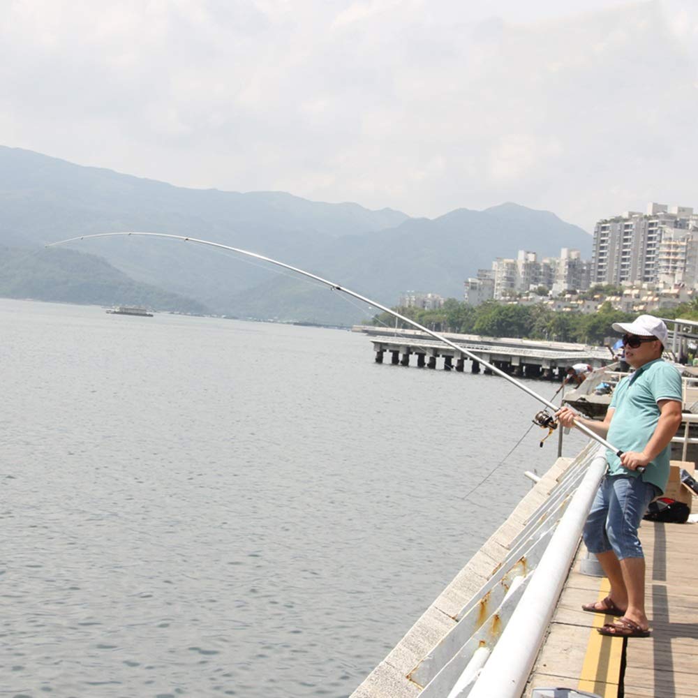 フライロッド Lha M B07nztdgwd 望遠鏡の回転釣竿 イカの釣竿 炭素繊維の塩水の釣り3 6 M 4 2 4 2m フライロッド 即納 最大半額