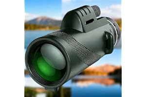 High-Definition Monocular Telescope Kit with 42mm Objective Lens - Includes Tripod, Phone Clip & Accessories for Long-Range V