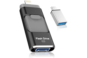 4 in 1 USB Flash Drive for iPhone - 512GB Phone Photo Stick for Data Backup, High Speed Transfer USB Stick, USB Thumb Drives 