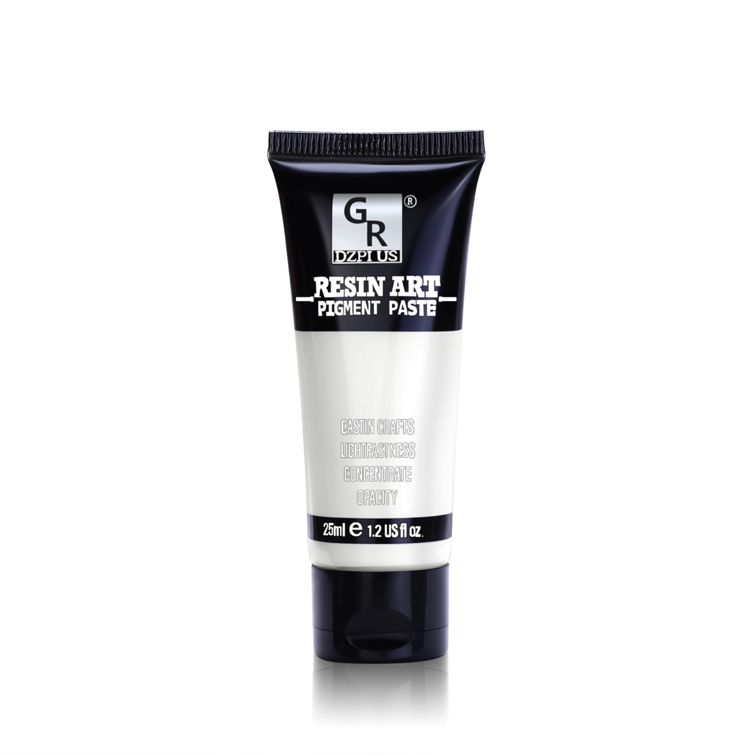 Photo 1 of White Epoxy Resin Pigment Paste - 1.2 fl.oz /25ml High Concentrated White Resin Dye Paste for Resin Ocean Waves, Cells, Lacing, UV Resin (White Resin Paste)