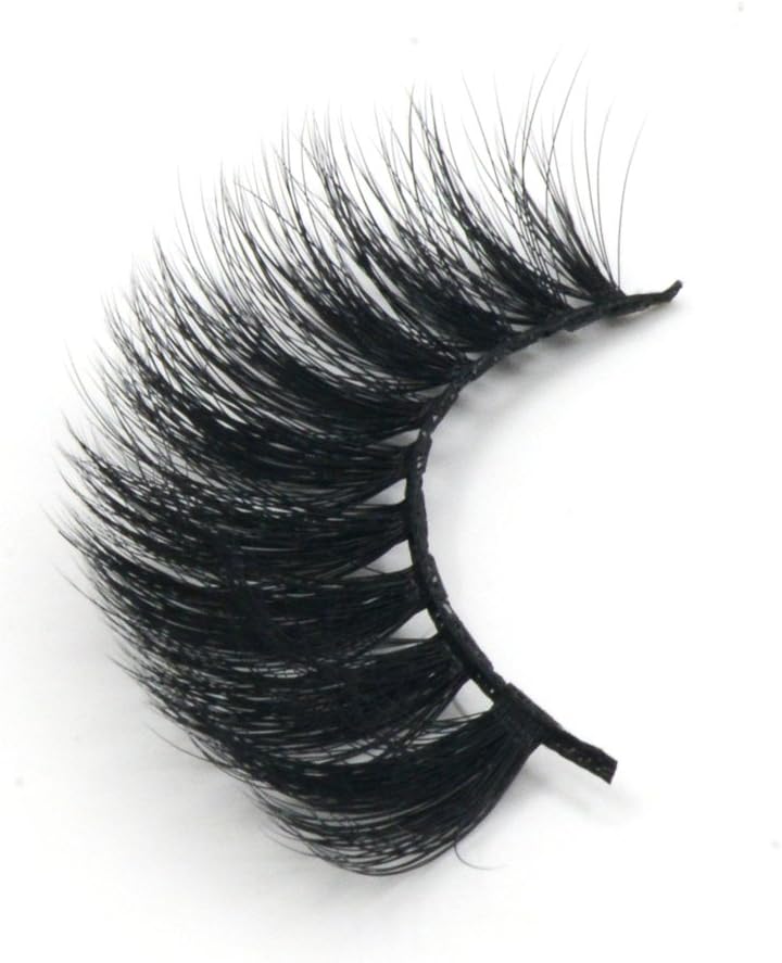 Arison Lashes Fake Eye Lash False Eyelashes 3D fiber Pure Hand-made Natural Look for Makeup (1 Pair)